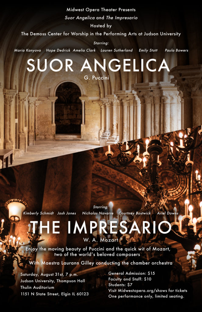 Poster of the August 31 Opera