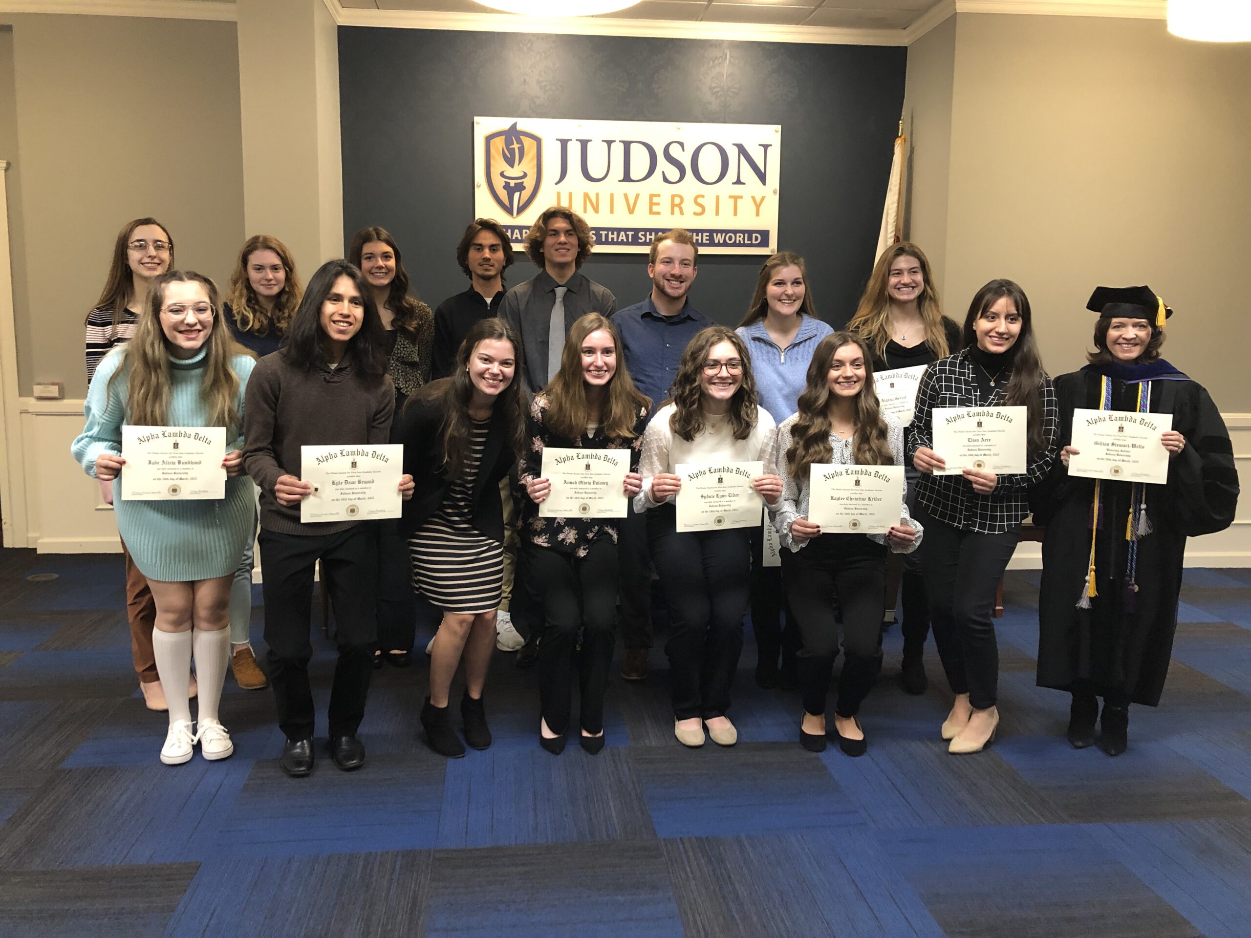 Judson Students Honored for their High Academic Achievement Campus