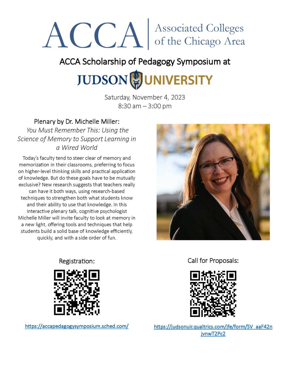 Faculty: Register for ACCA Scholarship of Pedagogy Symposium – Campus ...